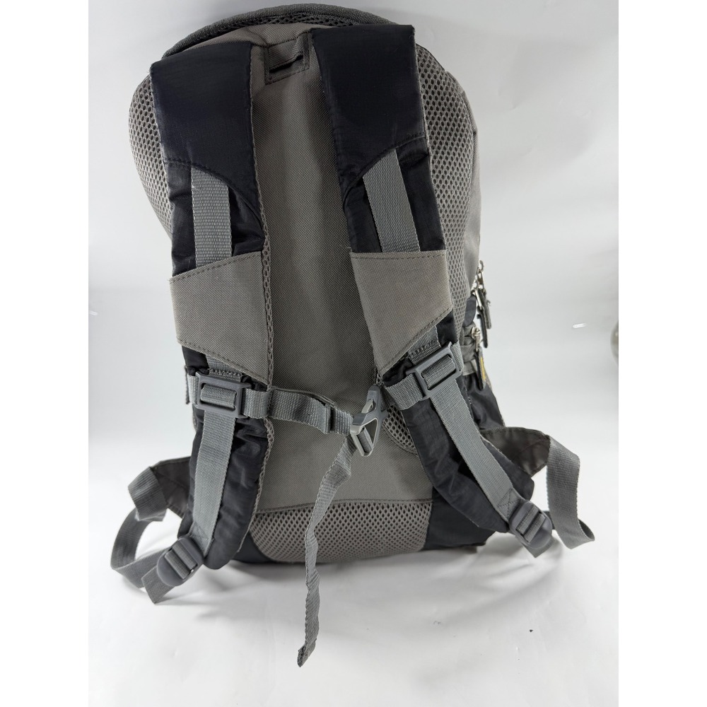 Outdoor Products 26L Backpack Black Gray Yellow Hiking Daypack Travel Bag - Picture 3 of 7